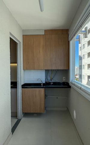 Apartamento para alugar com 44m², 2 quartos e sem vagaSacada