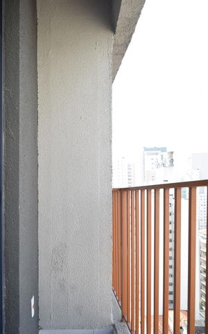 Studio para alugar com 24m², 1 quarto e sem vagaVaranda