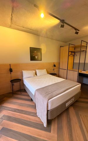 Apartamento à venda com 28m², 1 quarto e sem vaga Apartamento à venda com 28m², 1 quarto e sem vagaSala/Quarto