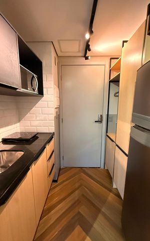 Apartamento à venda com 28m², 1 quarto e sem vaga Apartamento à venda com 28m², 1 quarto e sem vagaCozinha