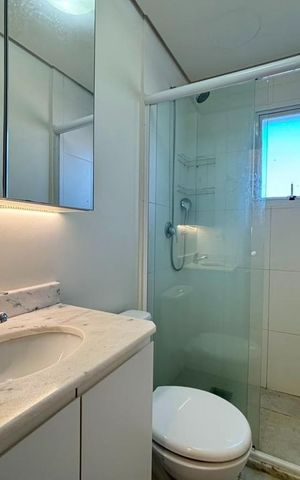 Apartamento para alugar com 58m², 2 quartos e 1 vagaBanheiro social