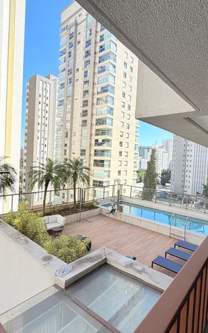 Studio para alugar com 27m², 1 quarto e sem vaga