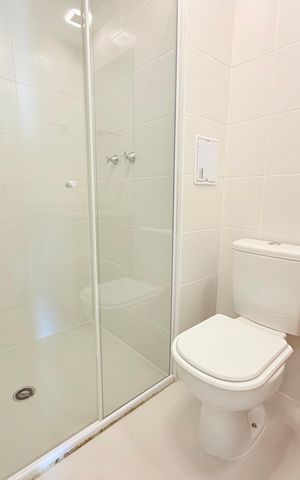 Studio para alugar com 27m², 1 quarto e sem vaga Studio para alugar com 27m², 1 quarto e sem vagaBanheiro