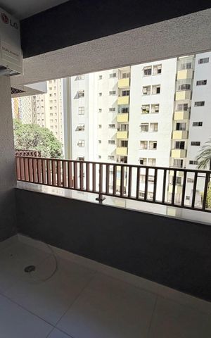Studio para alugar com 27m², 1 quarto e sem vaga Studio para alugar com 27m², 1 quarto e sem vagaVaranda
