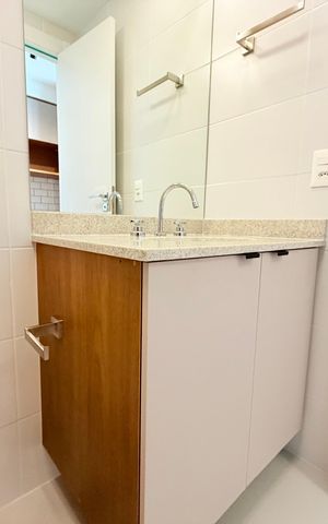 Studio para alugar com 27m², 1 quarto e sem vaga Studio para alugar com 27m², 1 quarto e sem vagaBanheiro