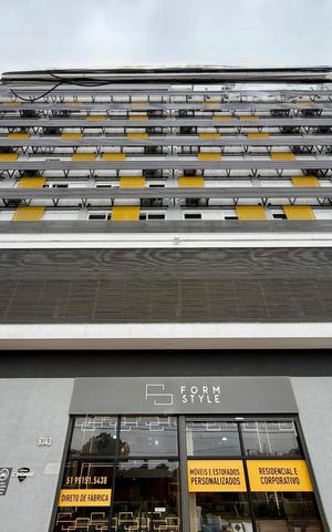 Apartamento para alugar com 38m², 1 quarto e 1 vaga Apartamento para alugar com 38m², 1 quarto e 1 vagaFachada