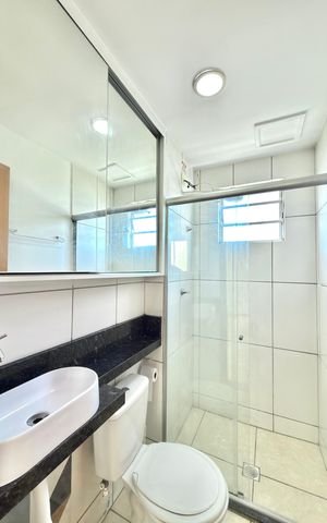 Apartamento para alugar com 45m², 2 quartos e 1 vagaBanheiro Social