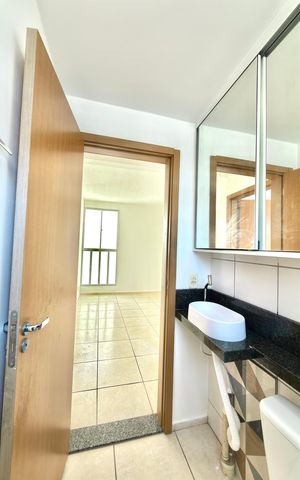 Apartamento para alugar com 45m², 2 quartos e 1 vagaBanheiro Social