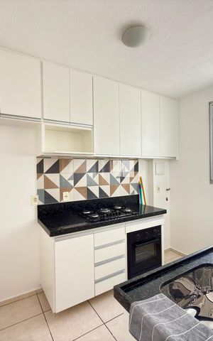 Apartamento para alugar com 45m², 2 quartos e 1 vagaCozinha 