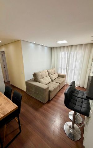 Apartamento à venda com 46m², 2 quartos e 1 vaga Apartamento à venda com 46m², 2 quartos e 1 vagaSala/cozinha