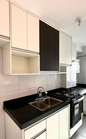 Apartamento para alugar com 43m², 2 quartos e 1 vaga Apartamento para alugar com 43m², 2 quartos e 1 vagaCozinha e Área de Serviço