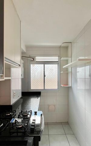 Apartamento para alugar com 43m², 2 quartos e 1 vaga Apartamento para alugar com 43m², 2 quartos e 1 vagaCozinha e Área de Serviço