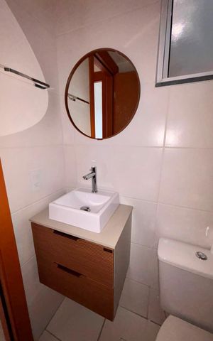 Apartamento para alugar com 48m², 2 quartos e 1 vaga Apartamento para alugar com 48m², 2 quartos e 1 vagaBanheiro