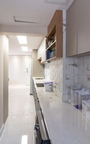 Apartamento à venda com 89m², 3 quartos e 2 vagasCozinha e Área de Serviço