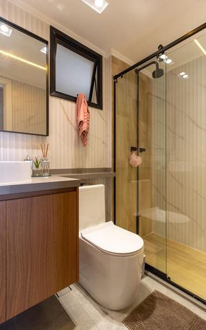 Apartamento à venda com 89m², 3 quartos e 2 vagasBanheiro Social