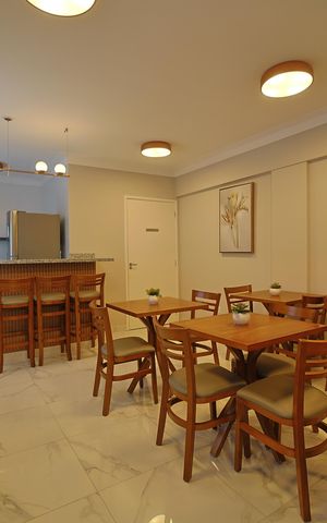 Apartamento à venda com 45m², 2 quartos e sem vagaÁrea comum - Salão de festas