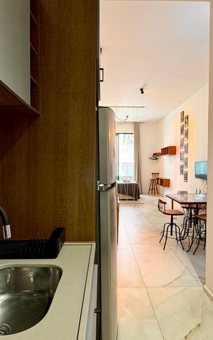 Apartamento para alugar com 42m², 1 quarto e sem vaga