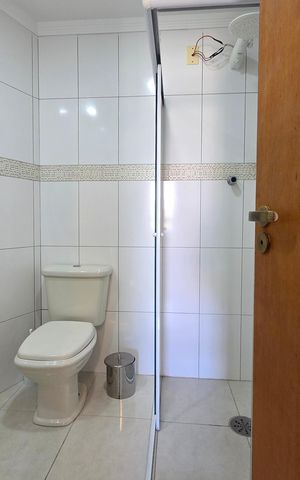 Apartamento para alugar com 129m², 3 quartos e 2 vagas Apartamento para alugar com 129m², 3 quartos e 2 vagasBanheiro da Suíte 1