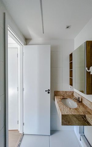 Apartamento à venda com 51m², 2 quartos e 1 vagaBanheiro da Suíte