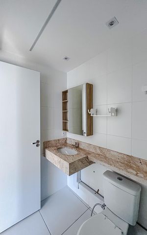 Apartamento à venda com 51m², 2 quartos e 1 vagaBanheiro da Suíte