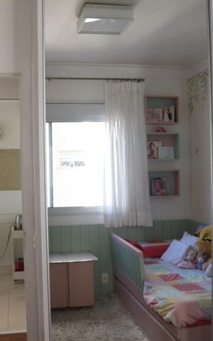 Apartamento à venda com 134m², 3 quartos e 2 vagasQuarto 3