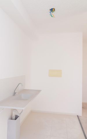 Apartamento à venda com 42m², 2 quartos e sem vaga Apartamento à venda com 42m², 2 quartos e sem vagaCozinha e Área de Serviço
