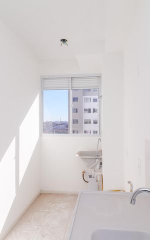 Apartamento à venda com 42m², 2 quartos e sem vaga Apartamento à venda com 42m², 2 quartos e sem vagaCozinha e Área de Serviço