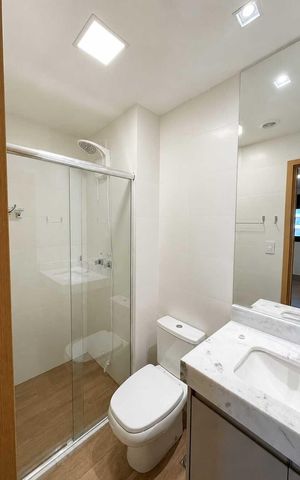 Apartamento para alugar com 97m², 3 quartos e 2 vagasBanheiro social