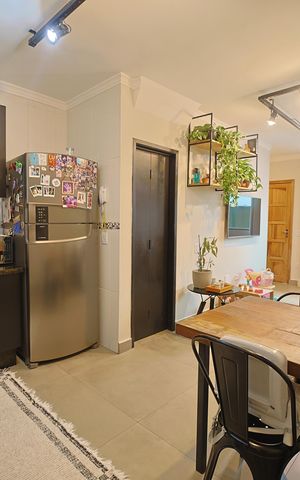 Casa de condomínio à venda com 65m², 2 quartos e 1 vagaCozinha