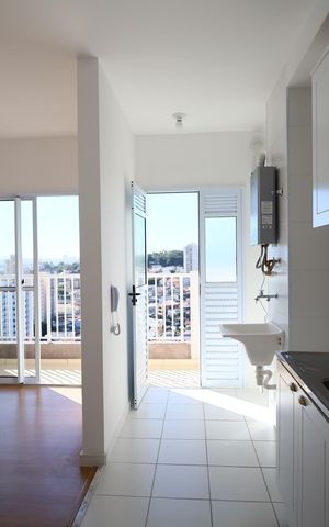 Apartamento para alugar com 46m², 2 quartos e 1 vagaCozinha e Área de Serviço
