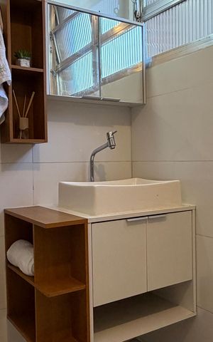 Apartamento para alugar com 48m², 1 quarto e sem vagaBanheiro