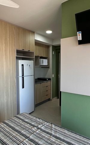 Studio à venda com 23m², 1 quarto e sem vaga