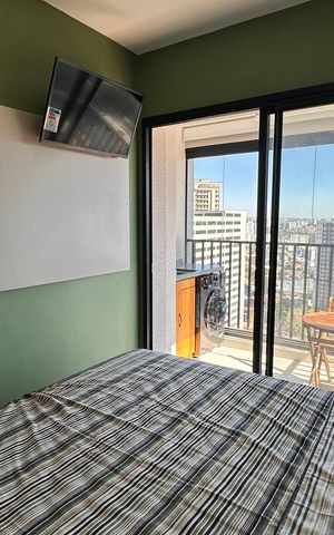 Studio à venda com 23m², 1 quarto e sem vaga
