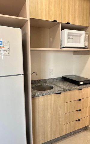 Studio à venda com 23m², 1 quarto e sem vaga