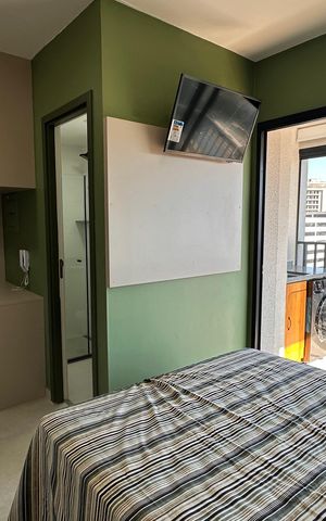 Studio à venda com 23m², 1 quarto e sem vaga