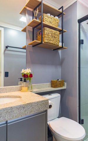 Apartamento à venda com 103m², 2 quartos e 1 vaga Apartamento à venda com 103m², 2 quartos e 1 vagaBanheiro - Suíte