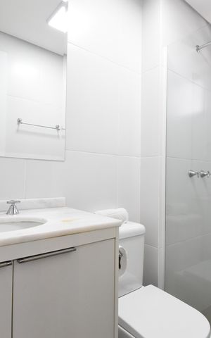 Studio para alugar com 20m², 1 quarto e sem vagaBanheiro do Studio