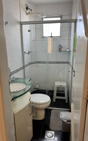 Apartamento para alugar com 78m², 2 quartos e 1 vaga Apartamento para alugar com 78m², 2 quartos e 1 vagaBanheiro social