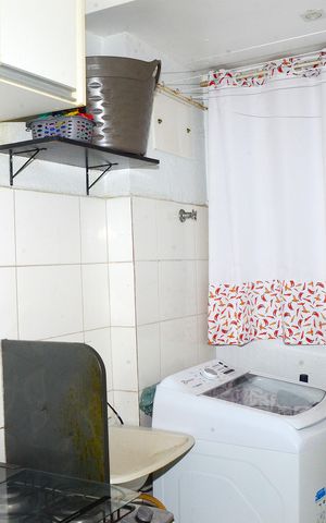 Apartamento à venda com 47m², 2 quartos e 1 vagaCozinha e Área de Serviço