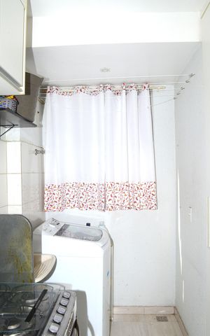 Apartamento à venda com 47m², 2 quartos e 1 vagaCozinha e Área de Serviço
