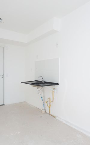 Apartamento à venda com 27m², 1 quarto e 1 vaga Apartamento à venda com 27m², 1 quarto e 1 vagaSala / Cozinha