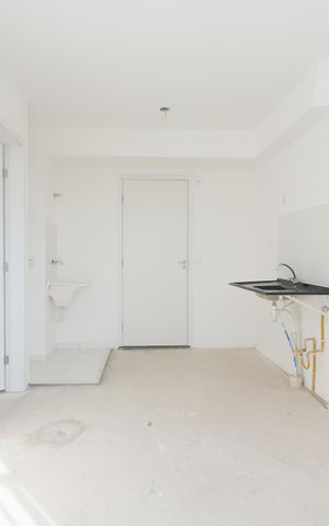 Apartamento à venda com 27m², 1 quarto e 1 vaga Apartamento à venda com 27m², 1 quarto e 1 vagaSala / Cozinha