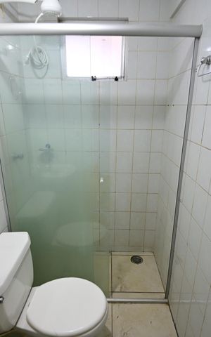 Apartamento para alugar com 62m², 2 quartos e 1 vagaBanheiro da suíte