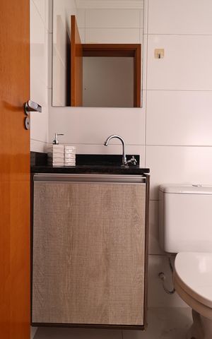 Apartamento à venda com 100m², 2 quartos e 1 vaga Apartamento à venda com 100m², 2 quartos e 1 vagaBanheiro