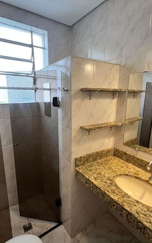 Apartamento para alugar com 85m², 3 quartos e sem vaga Apartamento para alugar com 85m², 3 quartos e sem vagaBanheiro social