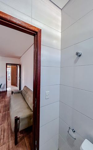 Casa à venda com 85m², 2 quartos e 1 vagaBanheiro da Suíte 1
