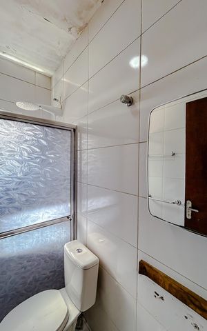Casa à venda com 85m², 2 quartos e 1 vagaBanheiro da Suíte 2