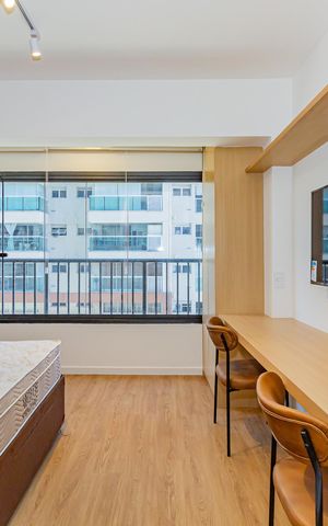 Apartamento à venda com 25m², 1 quarto e sem vaga Apartamento à venda com 25m², 1 quarto e sem vagaSala/Quarto