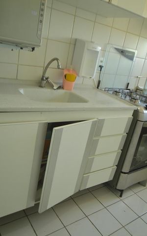 Apartamento à venda com 64m², 2 quartos e 1 vagaCozinha 