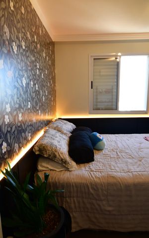 Apartamento para alugar com 73m², 2 quartos e 2 vagasQuarto 2 - Suíte